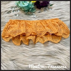 Victoria's Secret Lined Lace Strapless Bralette XS